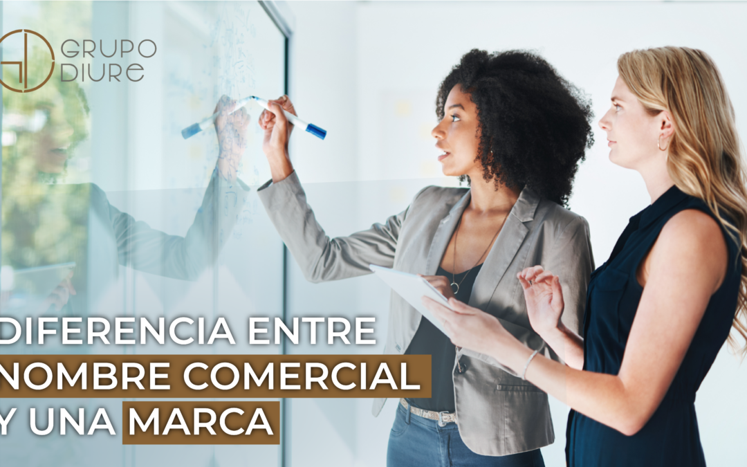 Diferencia entre una marca comercial y un nombre comercial